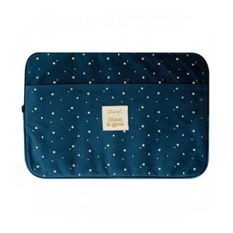 Mr. Wonderful Funda de portatil 13-14 Velvet Azul Glam & Glow - 1