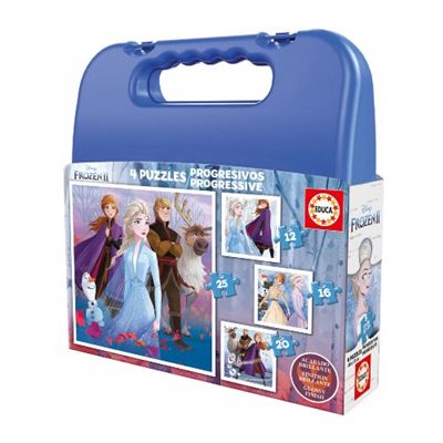 Maleta Puzzles Progresivos Frozen II