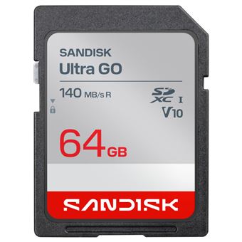 Tarjeta de memoria SD SanDisk Ultra GO 64GB