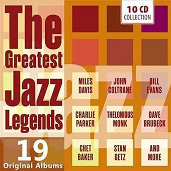 Box Set The Greatest Jazz Legends - 10 CDs
