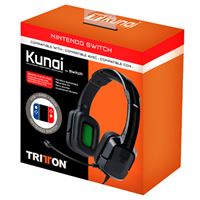 Auriculares gaming Tritton Kunai Negro para Nintendo Switch