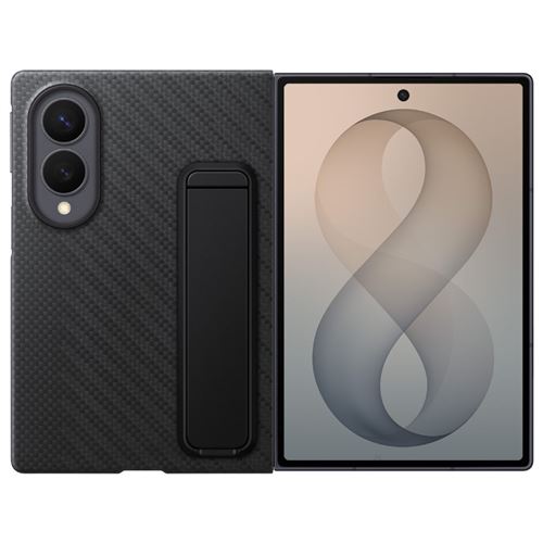 Funda Carbon Standing para Samsung Galaxy Z Fold 8 - Negro