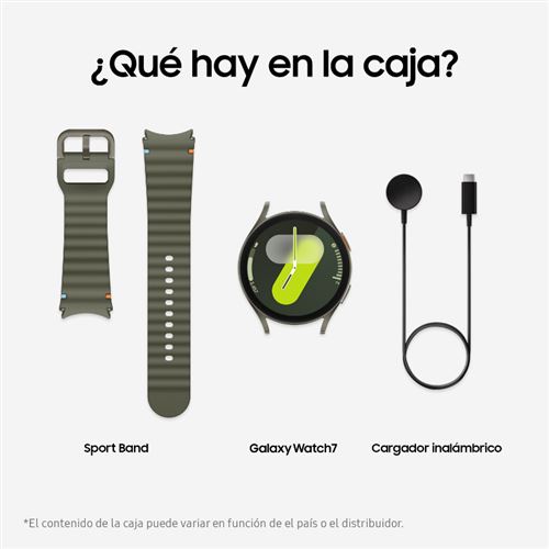 Samsung Galaxy Watch7 40mm Bluetooth Verde Reloj conectado Fnac
