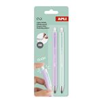 2 Lápices Apli Retrac Infinite Lila/verde