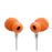 Auriculares deportivos JBL Endurance Run 3 Mini Jack 3.5mm Blanco y Naranja