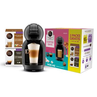 Cafetera de cápsulas Krups Nescafé Dolce Gusto Mini Me + Pack 2 cajas de Nescafé Dolce Gusto