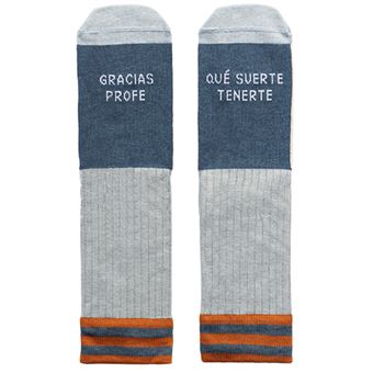 UO Calcetines gracias profe, que suerte tenerte Talla única mujer