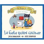 La gata quiere cocinar