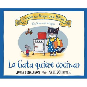 La gata quiere cocinar