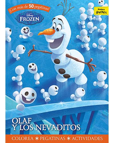 Frozen. Olaf Y los nevaditos colorea. pegatinas. actividades tapa blanda disney. libro de vvaa español