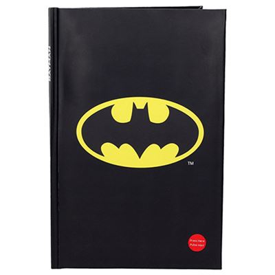 Libreta Con Luz grande logo. batman