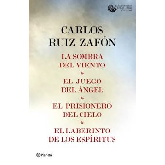 Tetralogía El Cementerio de los Libros Olvidados (pack)