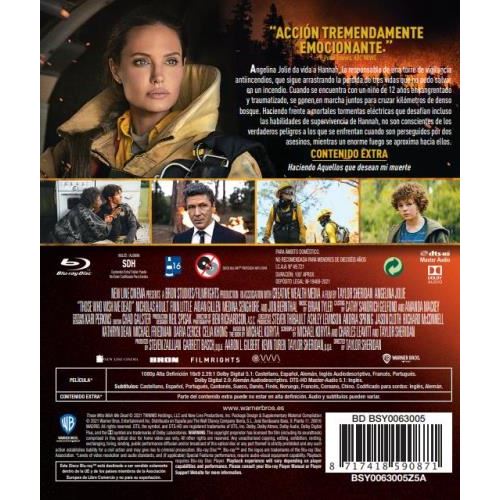 Aquellos que desean mi muerte - Blu-ray - Taylor Sheridan - Angelina Jolie  - Aidan Gillen | Fnac