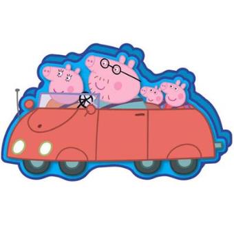 peppa pig en coche