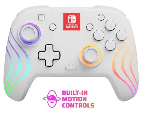 Mando Inalámbrico Turtle Beach Afterglow Wave Blanco Para Nintendo Switch