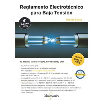 Reglamento electrotecnico de baja tension libro