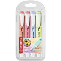 Estuche 4 marcadores Staibilo swing cool colores pastel