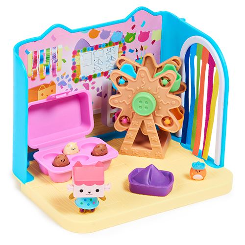 La Casa de Muñecas de Gabby Spinmaster Habitación Deluxe Sala de  Manualidades de Bebé Box - Figura mediana - Comprar en Fnac