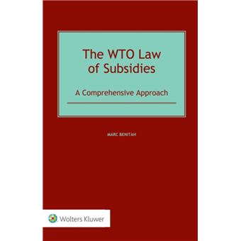WTO Law of Subsidies - 1