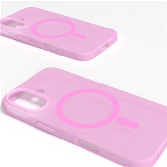 Funda de Silicona con MagSafe Puro Daylight Rosa para iPhone 16