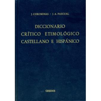 Diccionario crítico etimológico y-z