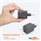 Cargador compacto de pared WeFix Pro GaN 65W 2x USB-C + USB-A Gris