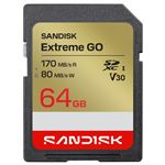 Tarjeta de memoria SD SanDisk Extreme GO 64GB