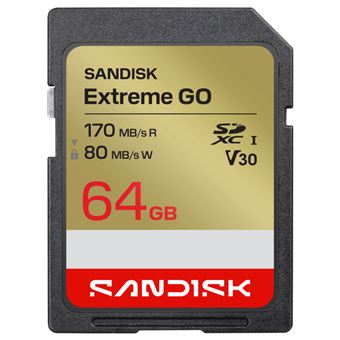 Tarjeta de memoria SD SanDisk Extreme GO 64GB