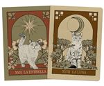 Planeta Gifts Pack 2 Cuadernos Cosidos "Tarot Gatos"