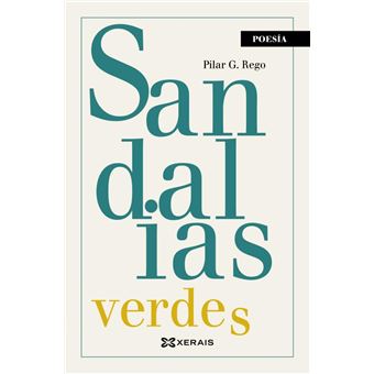 Sandalias verdes, zapatos azuis e cans negros