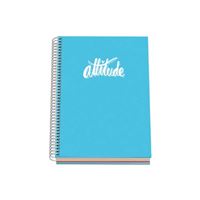 Cuaderno A5 Dohe espiral pastel azul