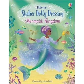 Sticker dolly dressing mermaid king