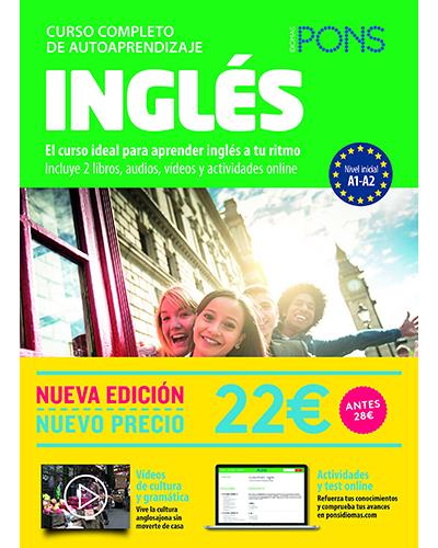 Idiomas PONS: Inglés. Curso completo de autoaprendizaje (2 libros + 4 CD + DVD) (Nivel A1-A2)