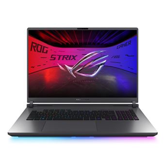 Ordenador portátil Gaming Asus Rog Strix G18 G815LR-S9002W, Intel Core Ultra 9-275HX, 32GB RAM, 1TB SSD, NVIDIA GeForce RTX 5070 Ti, Windows 11 Home, 18" WQXGA Gris Eclipse