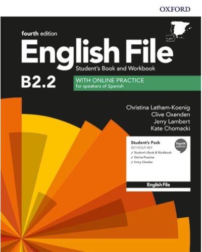 Oxford University Press English File 4Th Edition B2.2. Student's Book And Workbook Without Key Pack