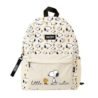 Mochila escolar Erik con bolsillo frontal Snoopy Lazy days