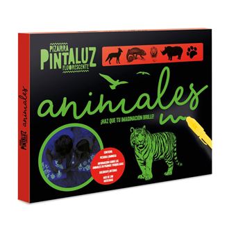 Animales-Pizarra Pintaluz Fluorescente