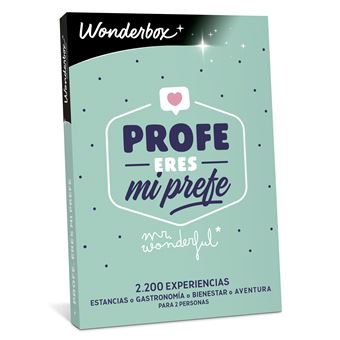 Caja regalo Wonderbox ¡Gracias profe! Mr Wonderful - 1