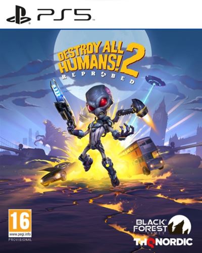 DESTROY ALL HUMANS! 2 REPROBED PS5 EURO NEW (GAME IN ENGLISH/FRANCAIS/DE/ES/IT/P - Imagen 3