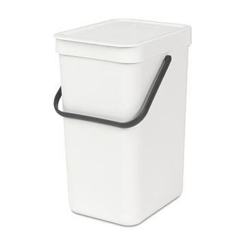 Cubo de basura Brabantia Sort & Go 12 L Blanco