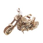 Maqueta De Madera Robotime Cruiser Motocicleta