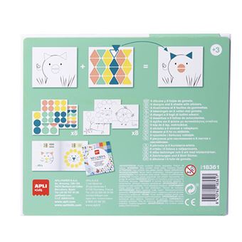 APLI KIDS: Set with Stickers Box stickers