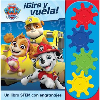 Gira Y Vuela- Libro Steam Con Engranajes Patrulla Canina