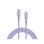 Cable Muvit for change USB-C/USB-C 1,2 m Lavanda