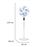 Ventilador de pie Rowenta Turbo Silence VU5450F0