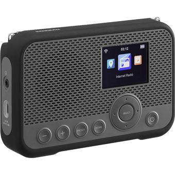 Radio Portátil Sangean WFR-39 Gris y Negro