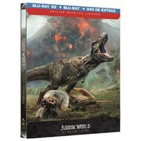 Jurassic World: El reino caído - Steelbook Blu-Ray + 3D + DVD Extras