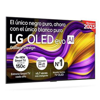 TV OLED LG 65" 65G54LW evo AI 4K 2025 Smart TV