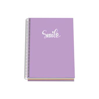 Cuaderno A5 Dohe espiral pastel morado - -5% en libros | FNAC