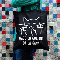 Tote Bag Miss Miserable gato macarra Hago lo que me da la gana